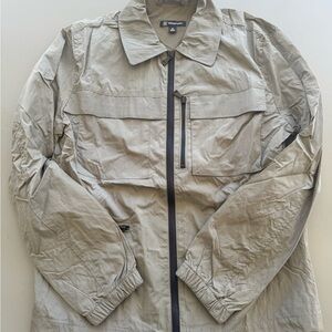 Men's Light Tan Windbreaker Jacket